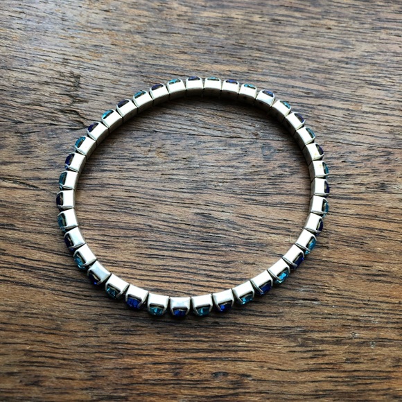 2 pice blue stone necklace & bracelet set. - Picture 5 of 5